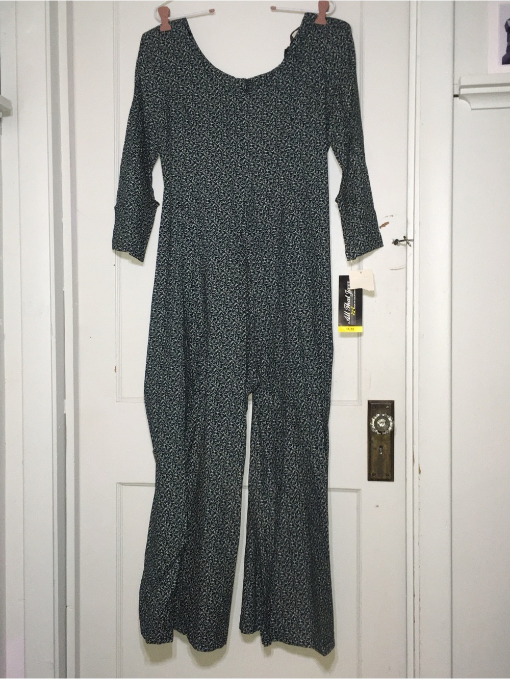Women's Green Printed Jumpsuit